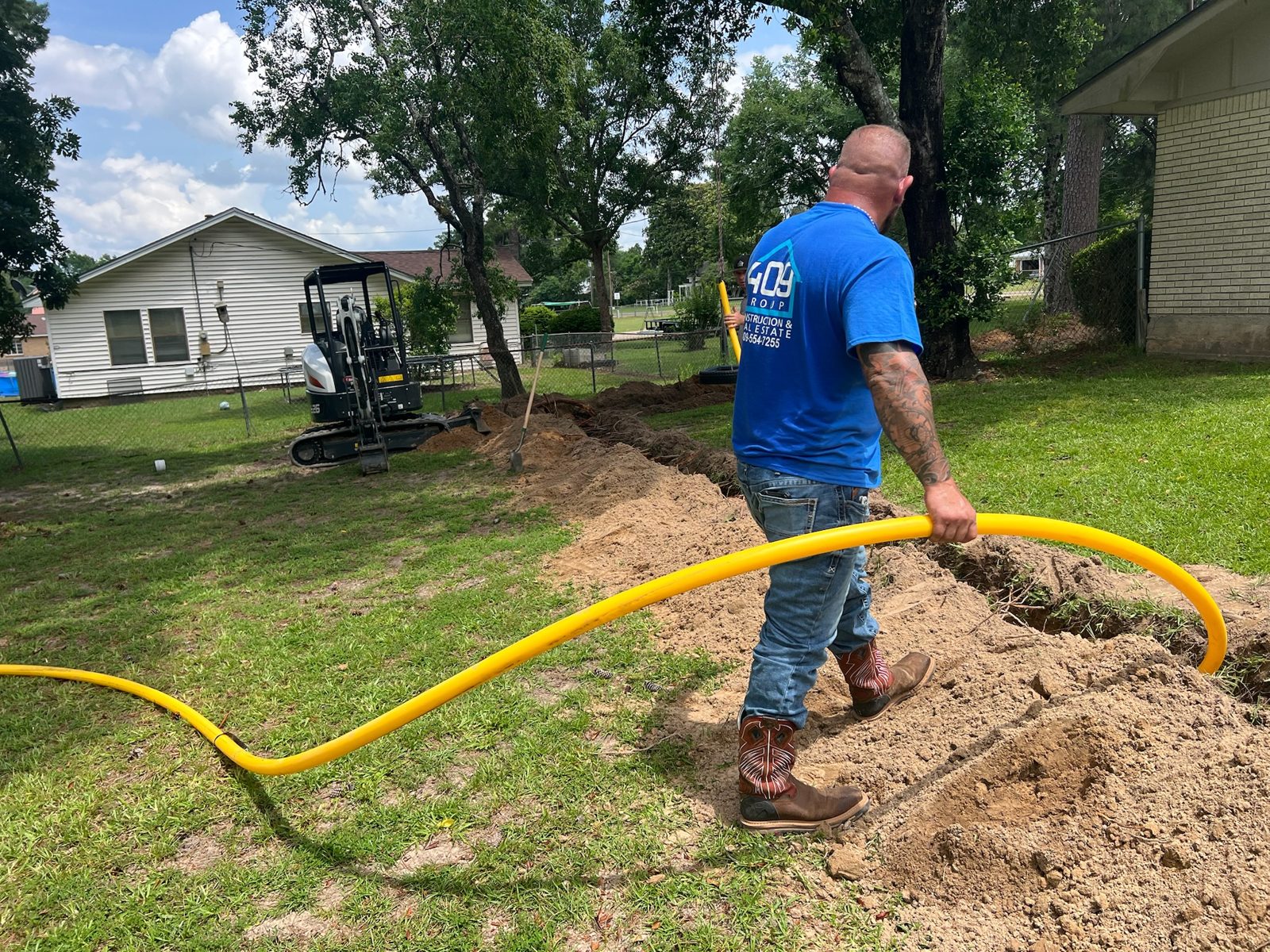 Gas Line Inspection Hurricane Prep Southeast Texas