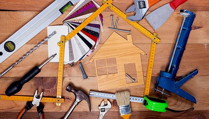 tools for a home renovation